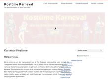 Tablet Screenshot of kostueme-karneval.org